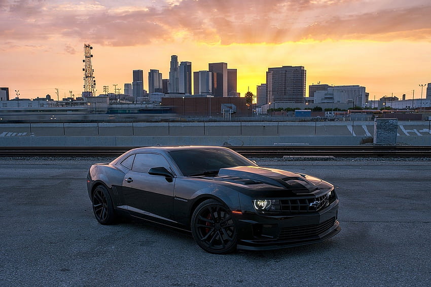 Chevrolet Camaro Black HD wallpaper