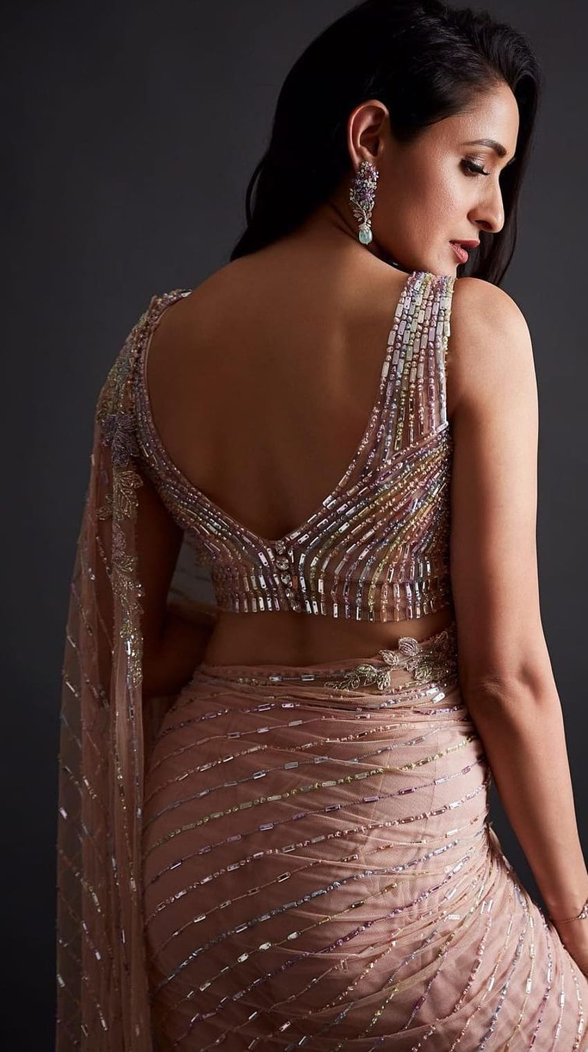 Pragya jaiswal, beauté sari Fond d'écran de téléphone HD