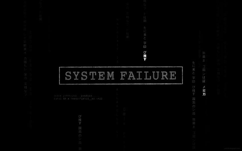 Kegagalan Sistem, Petualangan, Biner, Kode, Komputer, Cyber ​​​​• Untuk Anda Untuk & Seluler, Dark Cyber Wallpaper HD
