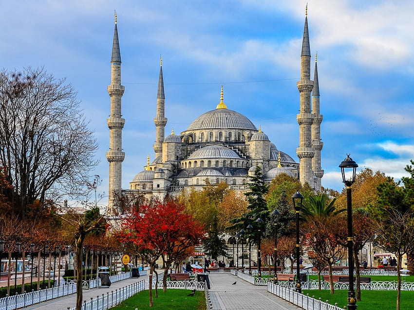 tacchino, moschea del sultano ahmed, istanbul, la moschea blu Sfondo HD