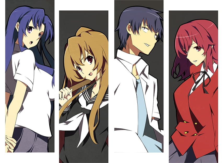 Wallpaper toradora!, anime, characters desktop wallpaper, hd image,  picture, background, ca76b2