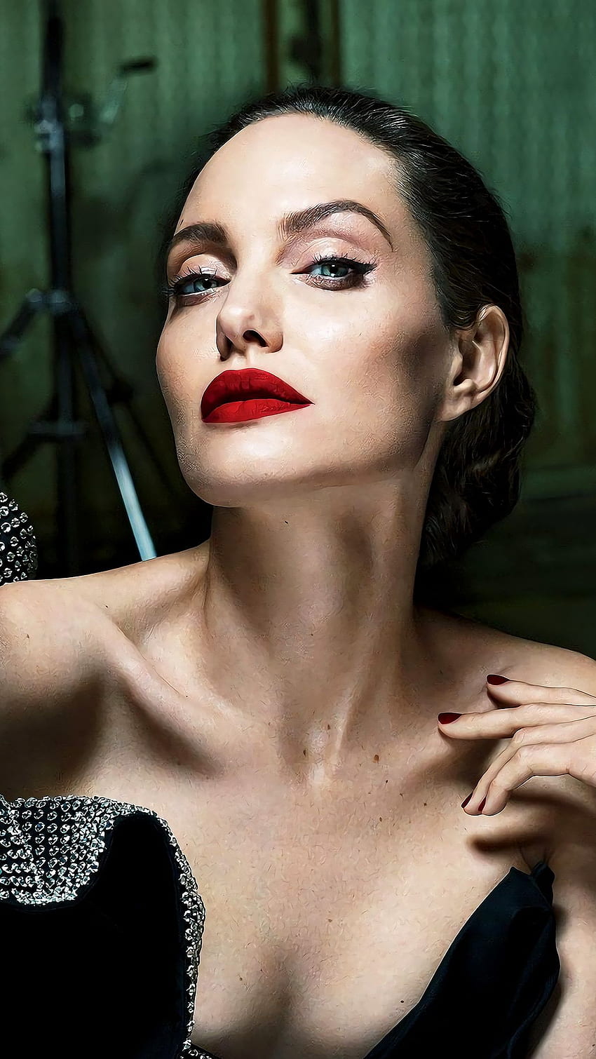 Angelina Jolie, Hollywood oyuncusu HD telefon duvar kağıdı
