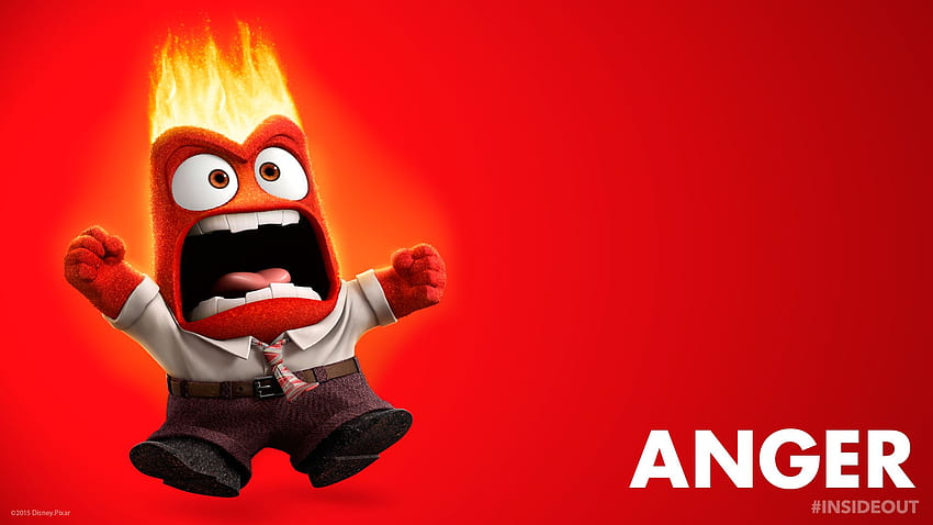 Inside Out Anger, Disney Pixar HD wallpaper