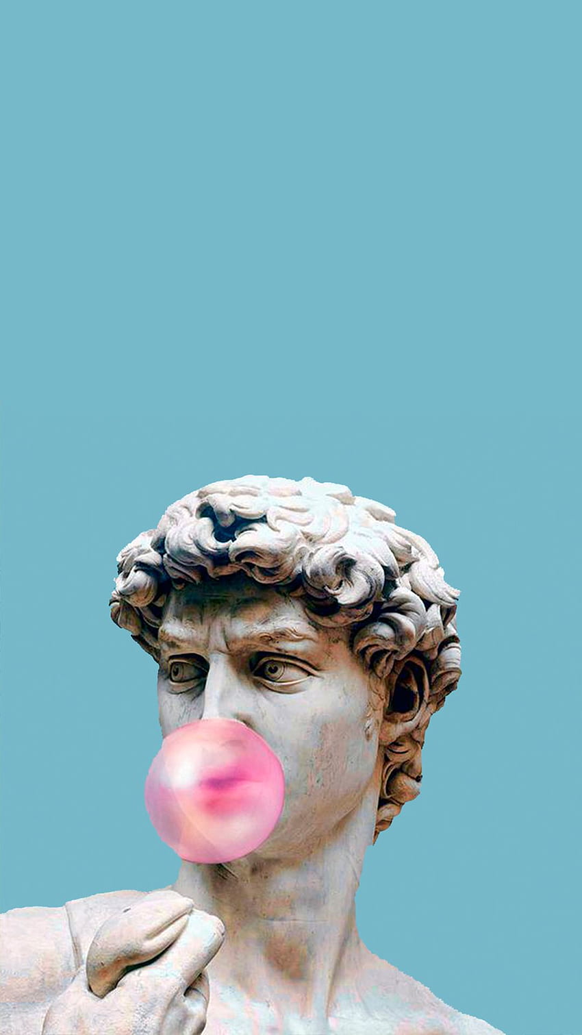 Sjodis on Aesthetic. Pop art , Statue, Art, Chewing Gum HD phone wallpaper