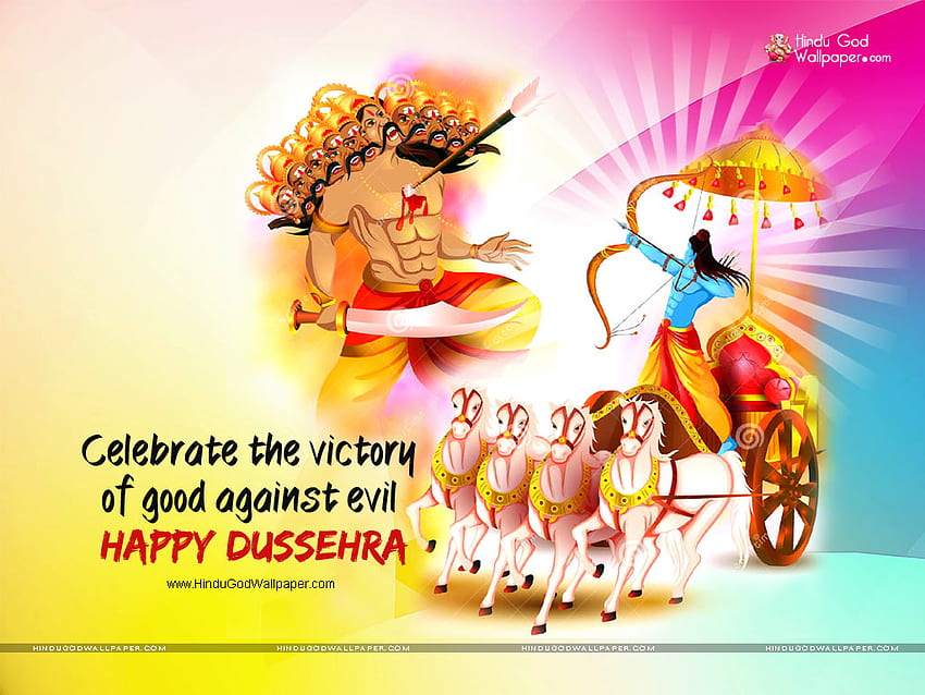 Dussehra &, Happy Dussehra HD wallpaper