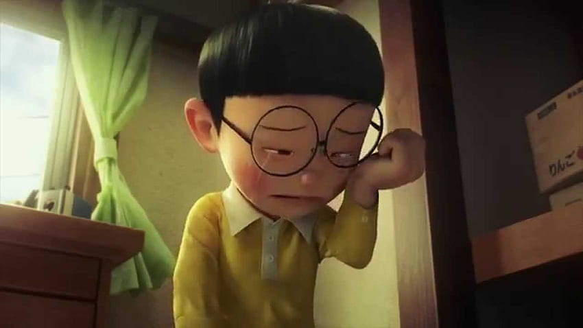 Nobita Doraemon 3D, Sad Nobita HD wallpaper