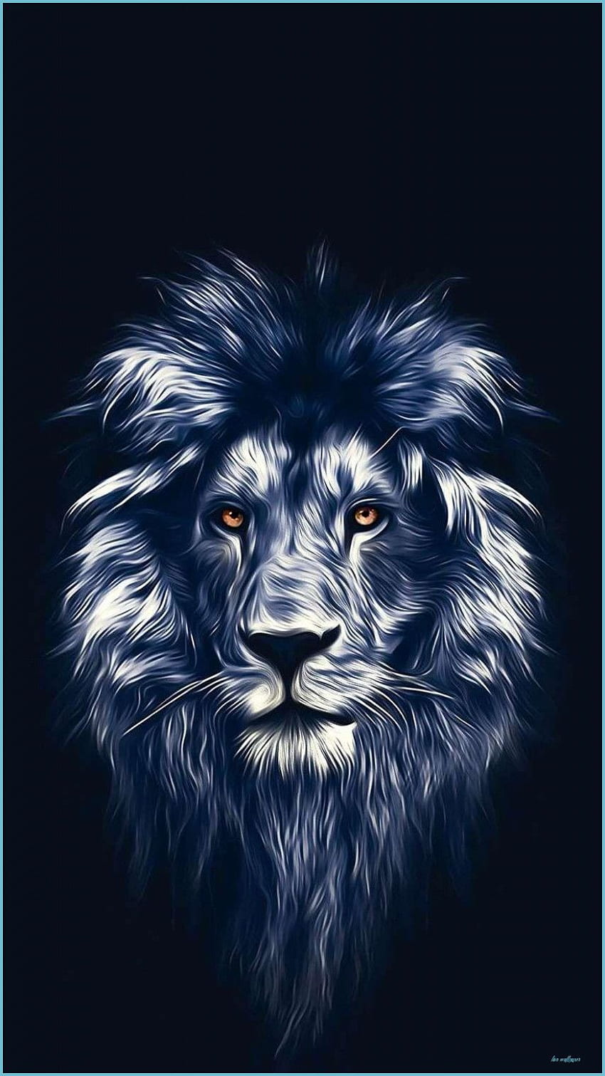 Lion Face iPhone HD phone wallpaper