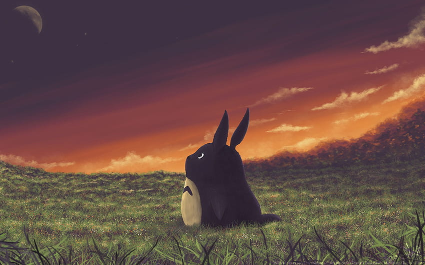 Totoro - Top Totoro Background - en 2020. para pc, Pantalla de laptop, Arte de studio ghibli Sfondo HD
