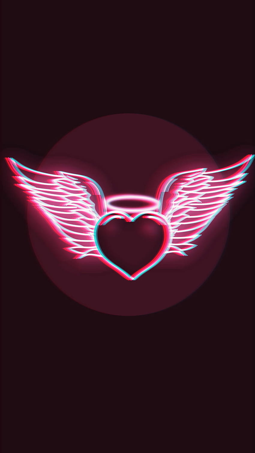 Herz ❤️, magenta, pink HD-Handy-Hintergrundbild
