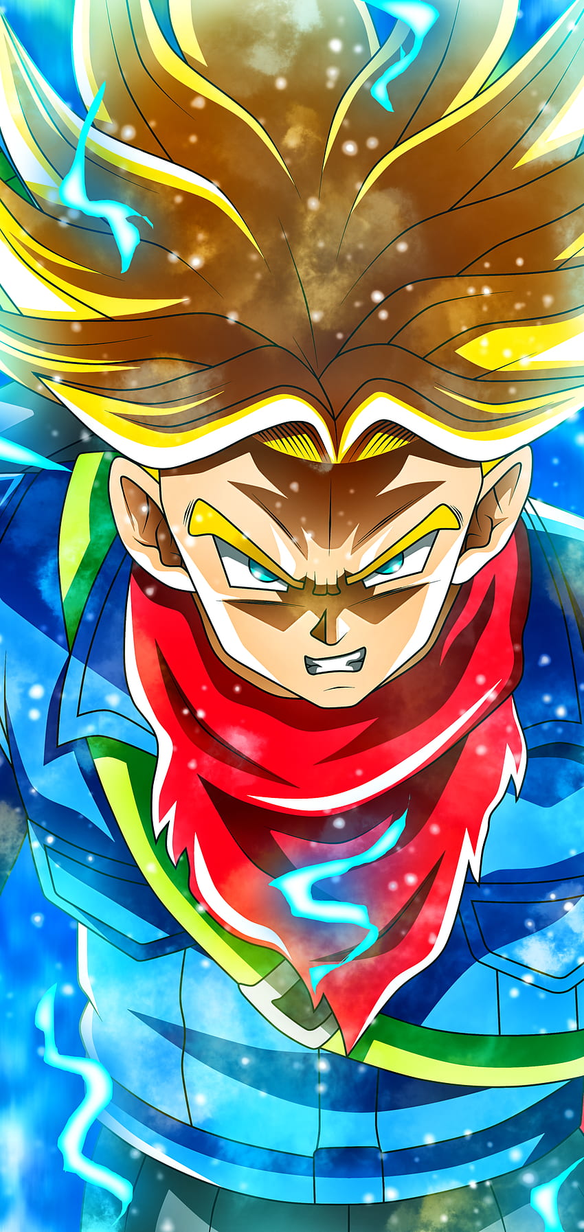 Anime Dragon Ball Super: Broly, Gogeta (Dragon Ball), Super Saiyan Blue,  1440x3040 Phone HD Wallpaper