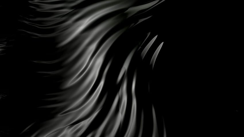 texture, wavy, black, dark, 3D u HD wallpaper