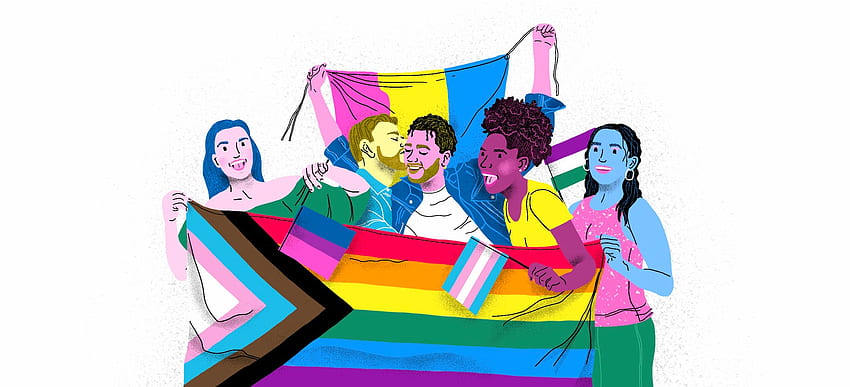 Знамена на LGBTQ Pride и какво означават: Вижте гейове, лесбийки, транс и други, Agender Pride HD тапет