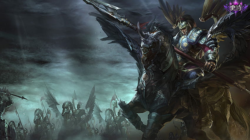 Winged Hussar Xin Zhao Chinese, Chinese Warrior HD wallpaper
