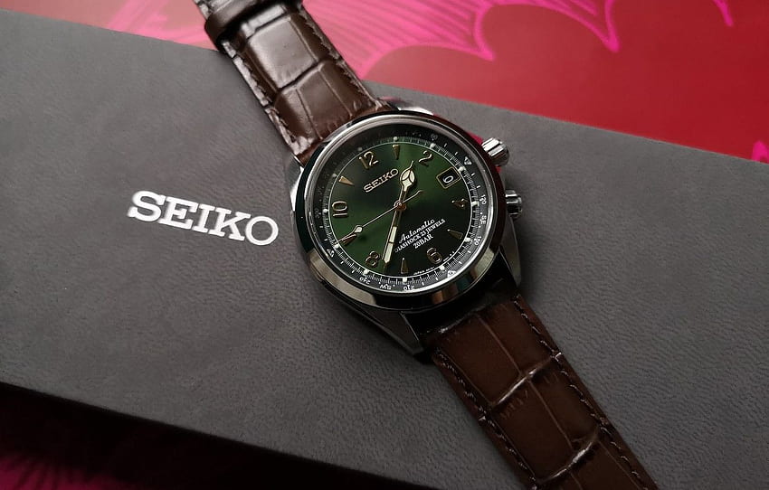 macro, estilo, reloj, caja, Seiko, Seiko Alpinist para, sección стиль, Reloj SEIKO fondo de pantalla