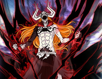 Vasto Lorde, Bleach, Kurosaki Ichigo, anime, Hollow, selective coloring -  wallpaper #132043 (1920x1200px) on