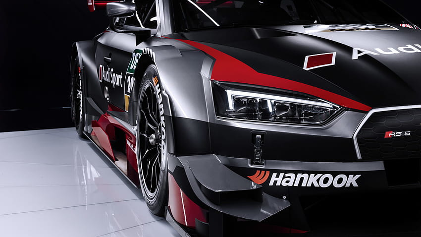Audi RS5 DTM revela seu lado sombrio sob as luzes de Genebra papel de parede HD