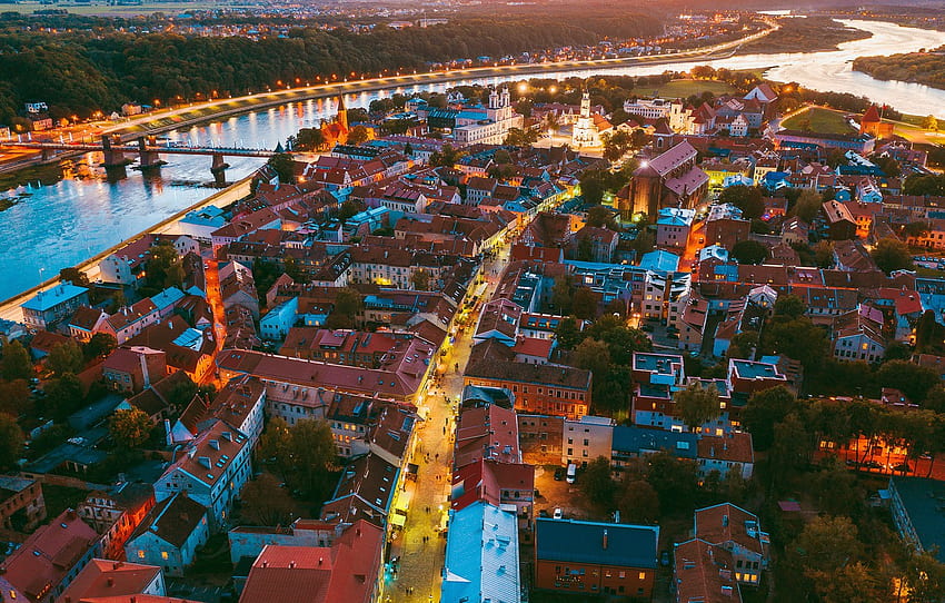 the city, Lithuania, Kaunas for , section город - HD wallpaper