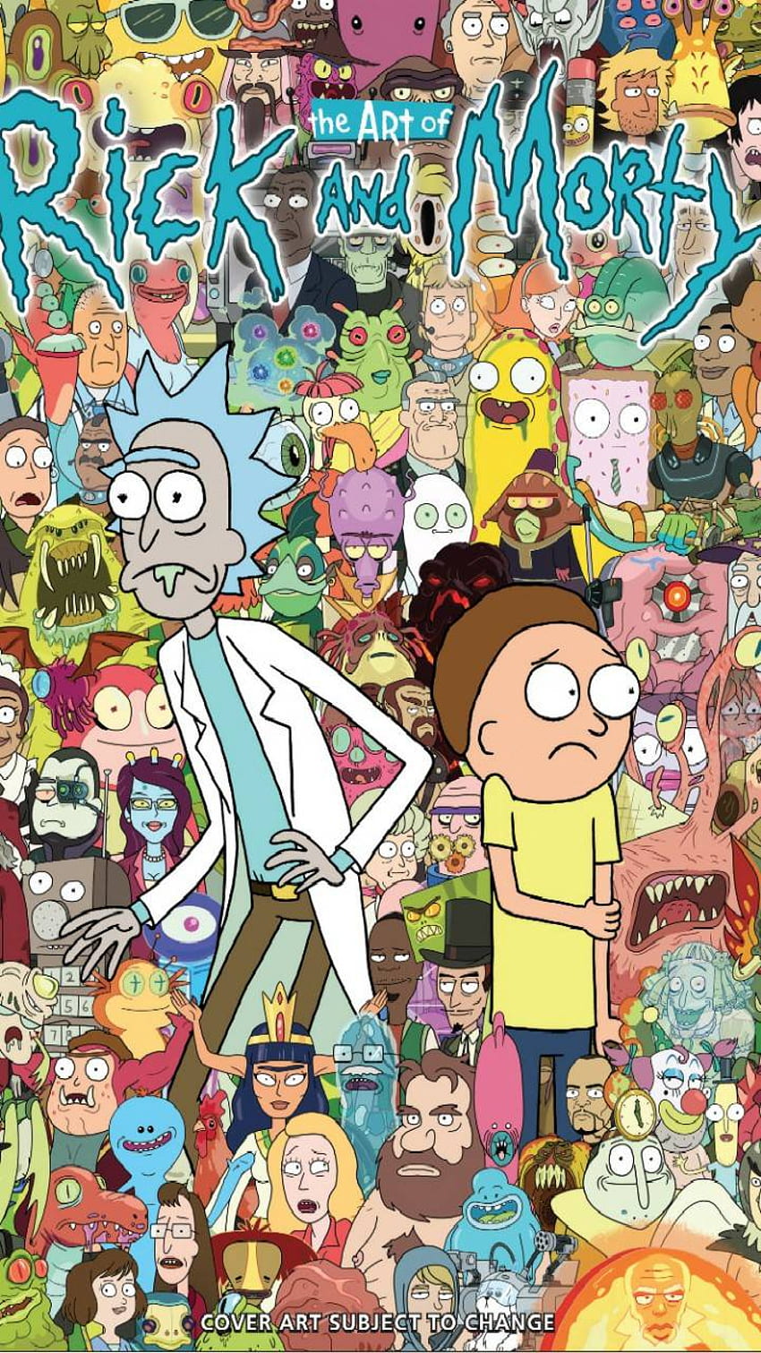 Rick Morty Collage, Rick und Morty Charaktere HD-Handy-Hintergrundbild