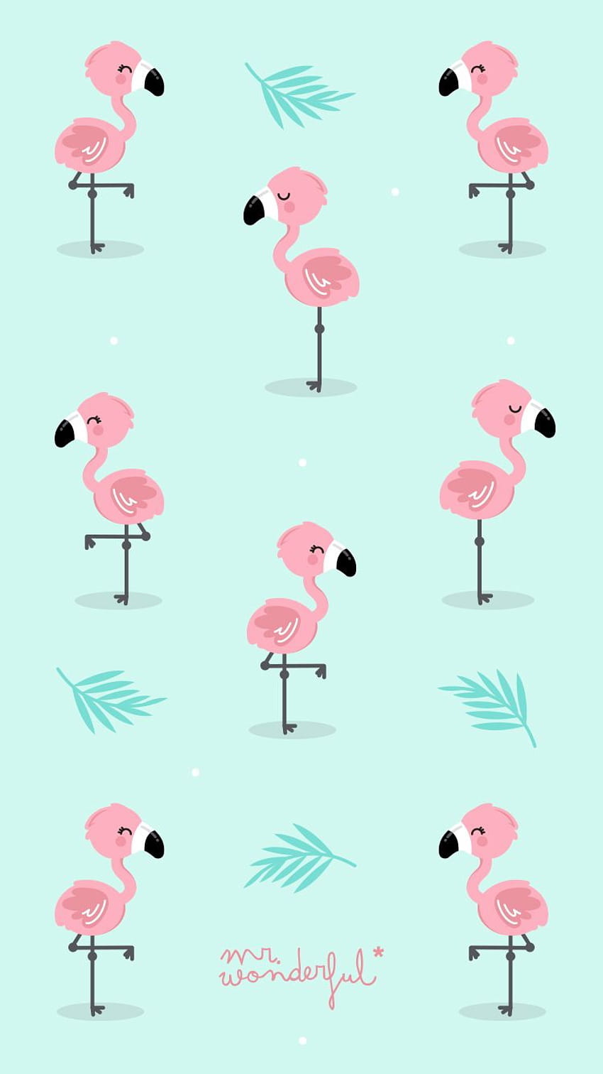 Лиза Джоунс на фламинго. , iPhone , Сладко HD тапет за телефон