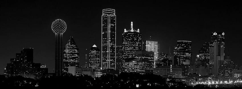 Описание от City Of Dallas [] за вашия мобилен телефон и таблет. Разгледайте, за да отидете в Далас. to Go Dallas, to Go, to Go, Dallas Black and White HD тапет