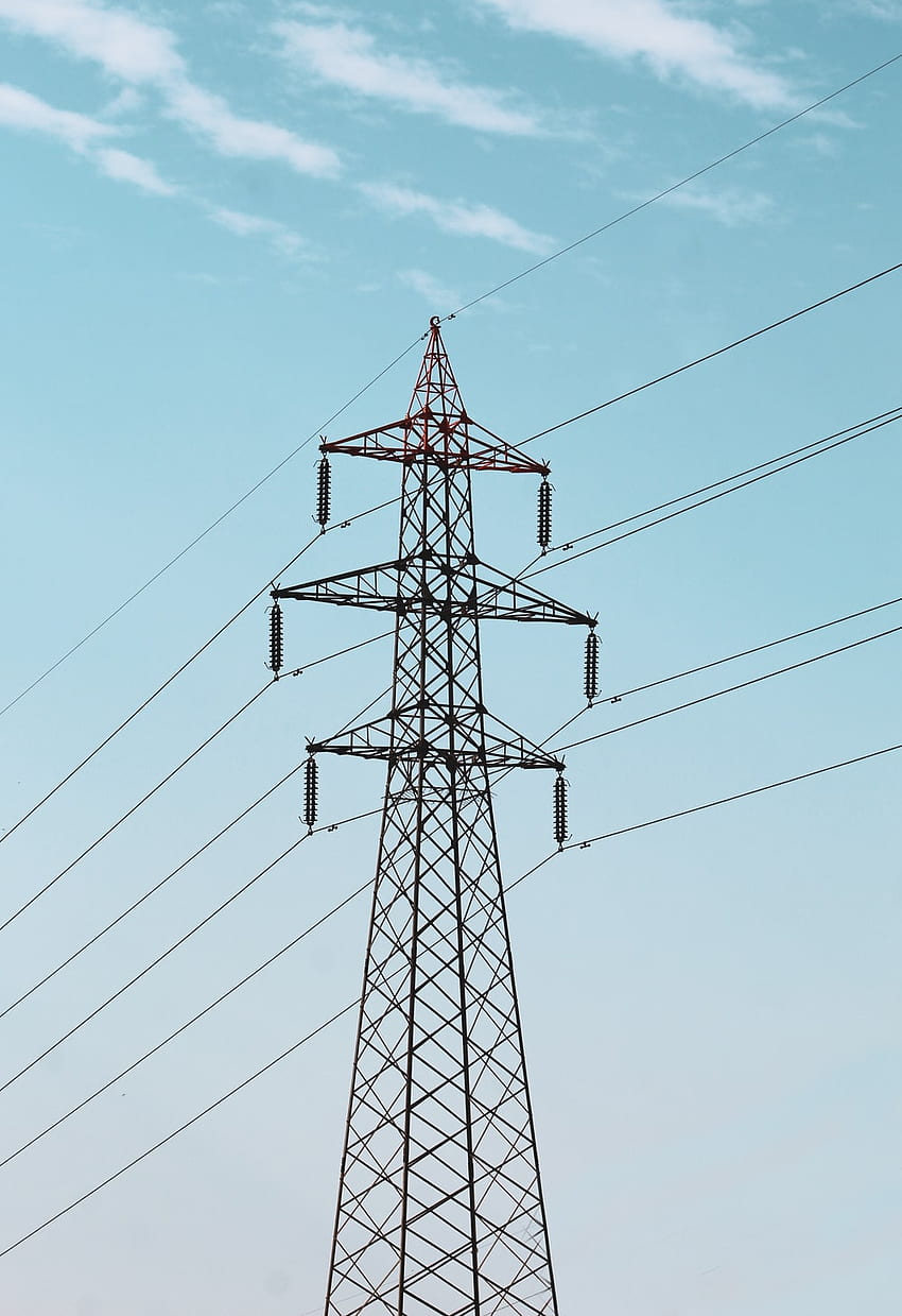 Transmission Tower, Electric Current HD phone wallpaper