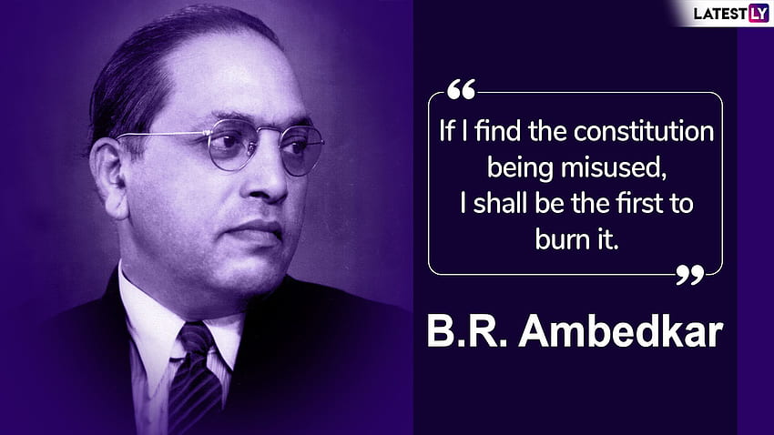 Ambedkar Jayanti 2019 Quotes on Dr Bhim Rao Ambedkar's 128th Birth HD wallpaper