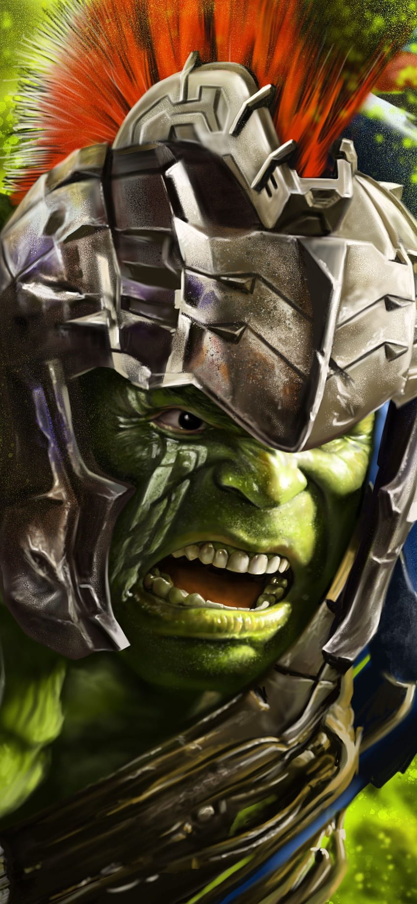Hulk In Thor Ragnarok Artwork iPhone XS, iPhone 10 HD phone wallpaper