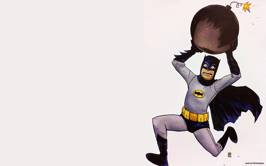 BAT - BLOG : ZABAWKI I ELEMENTY KOLEKCJONERSKIE BATMANA: BATMAN — W niektóre dni po prostu nie można pozbyć się bomby!, 1960 Batman Tapeta HD