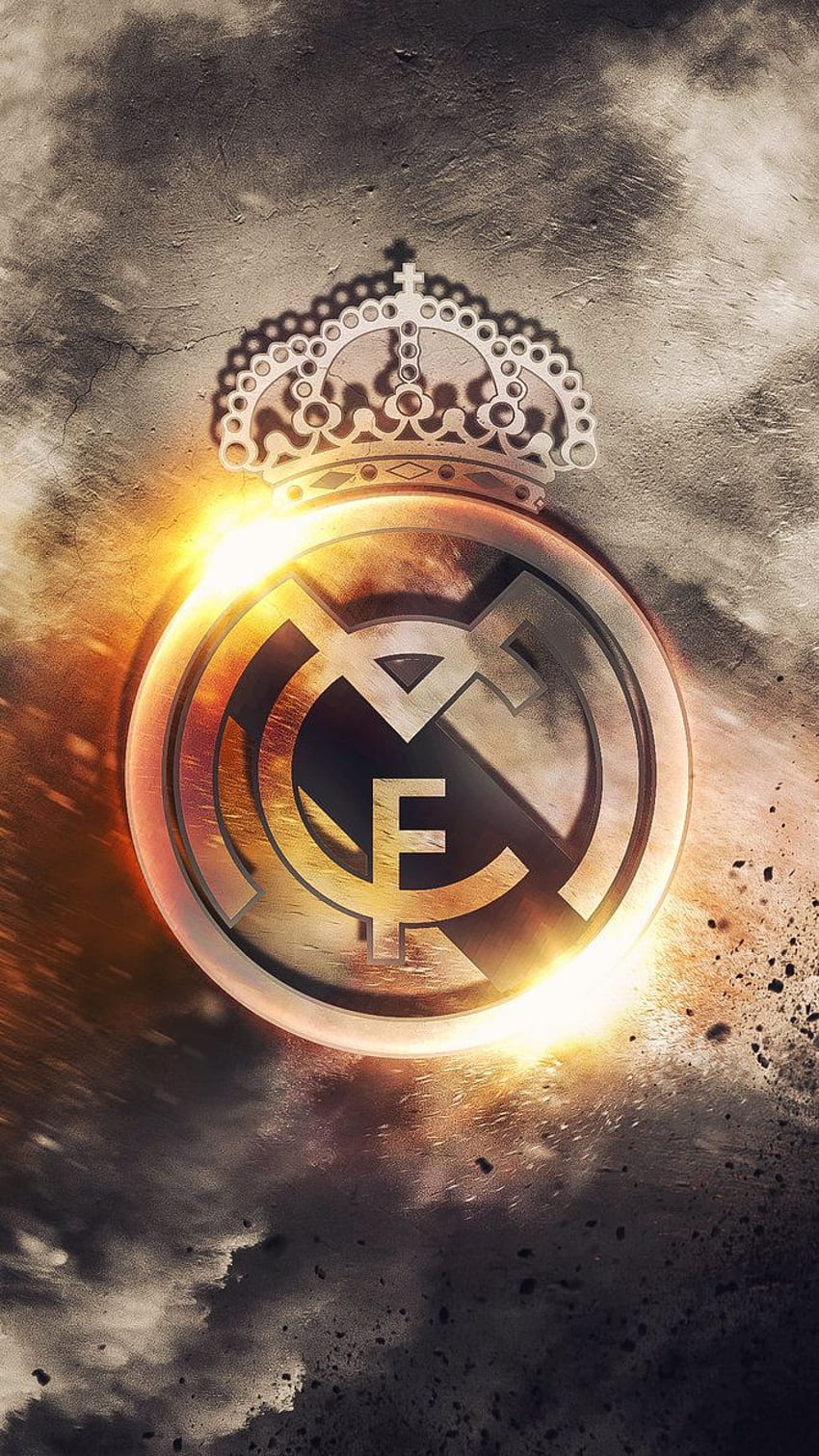 HD wallpaper Real Madrid team logo Soccer Real Madrid CF Real Madrid  Logo  Wallpaper Flare