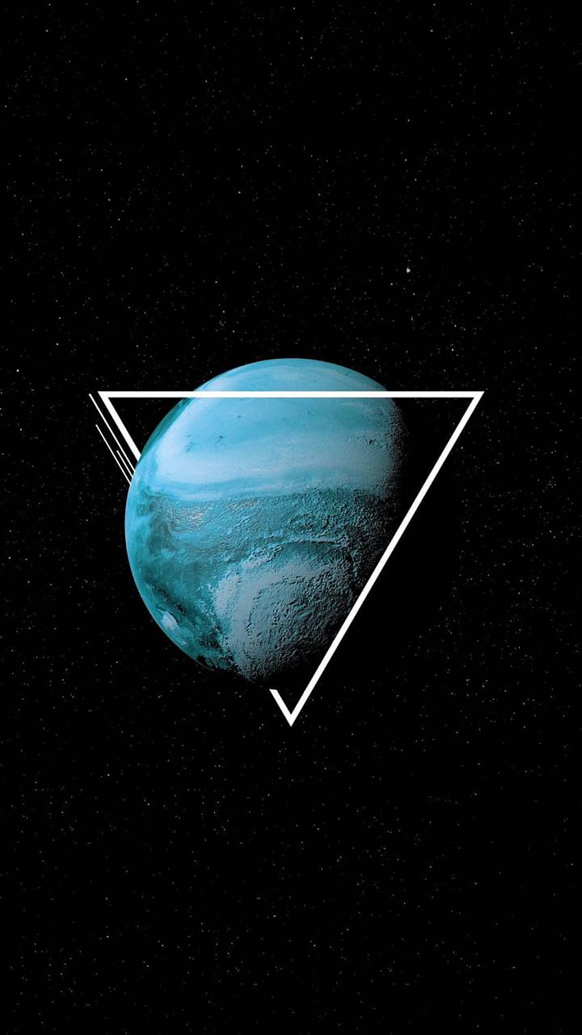 Triángulo de Urano, Planeta Urano fondo de pantalla del teléfono