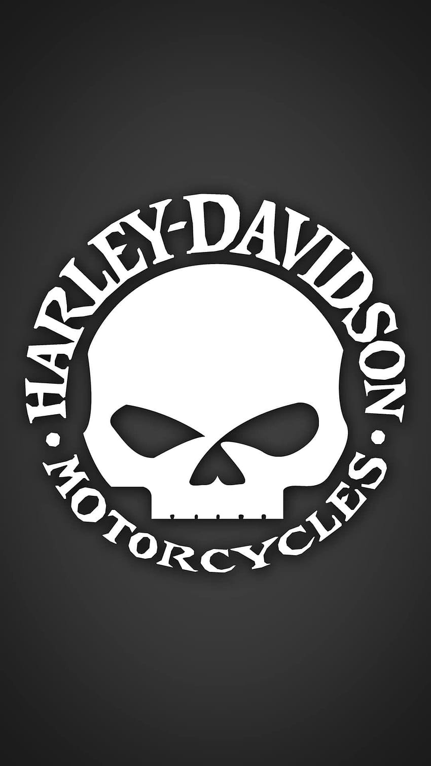Harley Davidson Skull Logo, Skull Apple Logo HD phone wallpaper