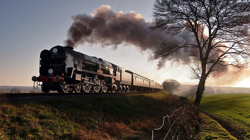 Dampflokomotive, Dampfzug HD-Hintergrundbild