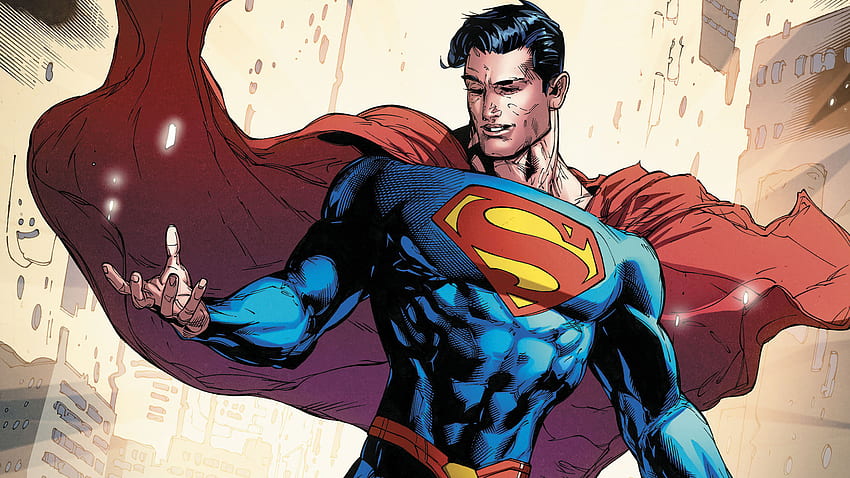 スーパーマン, 飛行, コミック, , , 背景, 484bd7, Superman Flying 高画質の壁紙