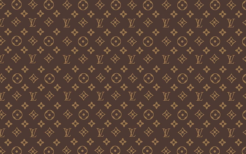 Lv-Monogramm, Louis Vuitton-Monogramm HD-Hintergrundbild