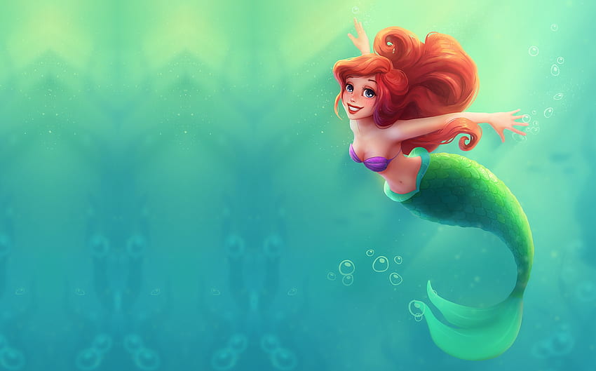 Ariel (die kleine Meerjungfrau), Hintergrund HD-Hintergrundbild