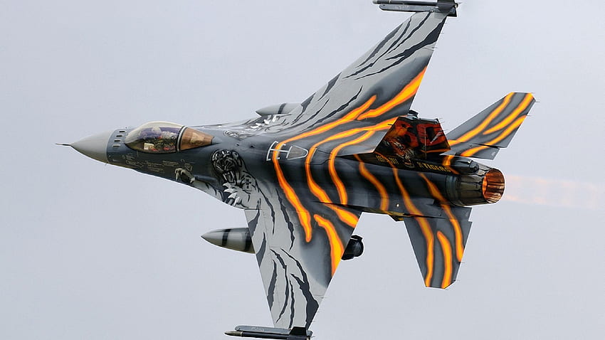 F-16 Fighting Falcon, Falcon, F-16, Военен, Боен, Самолет HD тапет