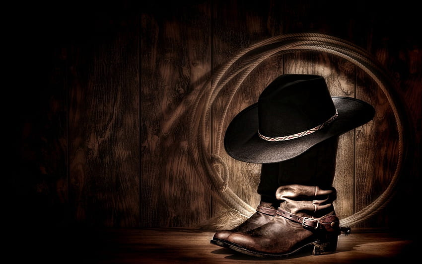 Cowboys hochauflösendes Breit. Cowboyhüte, Cowboy, Cowboy-Grafik HD-Hintergrundbild