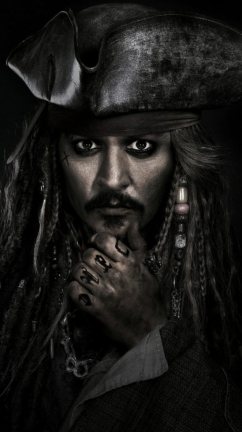Pirates of the Caribbean: Dead Men Tell No Tales (2017) Phone . Moviemania. Jack sparrow , Jack sparrow tattoos, Jack sparrow HD phone wallpaper