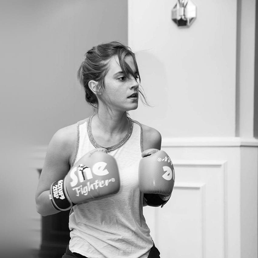 Emma Watson Boxing Film Schauspielerin Mädchen HD-Handy-Hintergrundbild