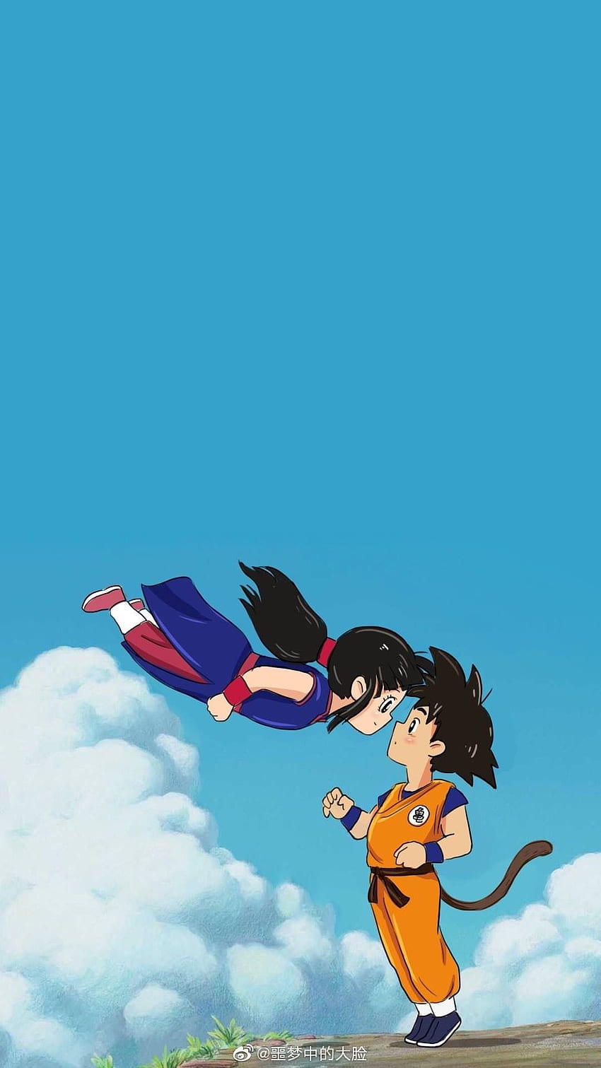 Goku e Chichi, carino Goku e Chichi Sfondo del telefono HD