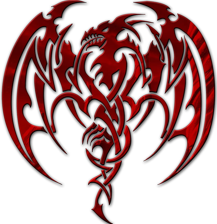 tribal dragon heart designs