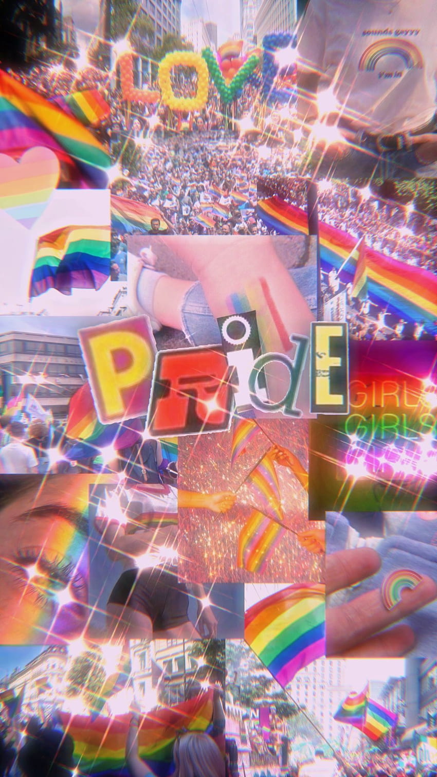 LGBTQ Pride by me. Retro iphone, Aesthetic iphone , Indie graphy, LGBT Aesthetic HD phone wallpaper