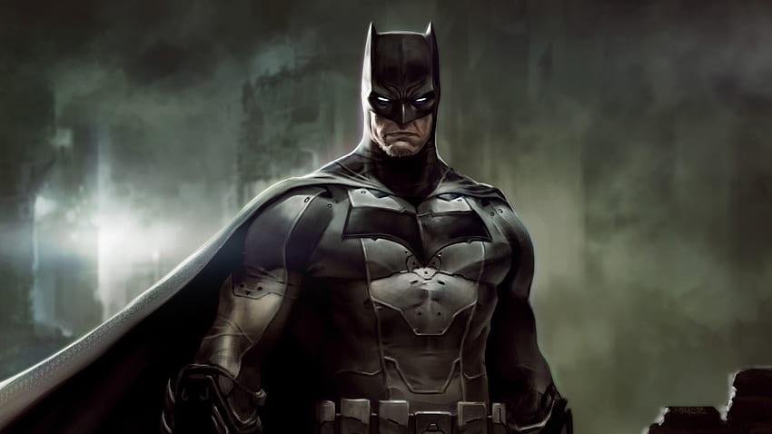 Batman, le chevalier noir, confiant, artwork Fond d'écran HD