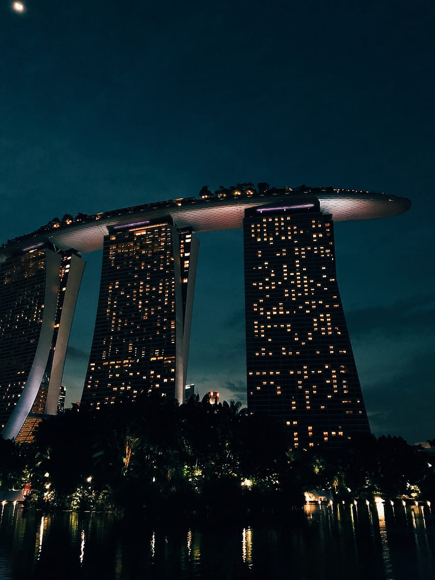 Marina Bay Sands, Singapour Fond d'écran de téléphone HD