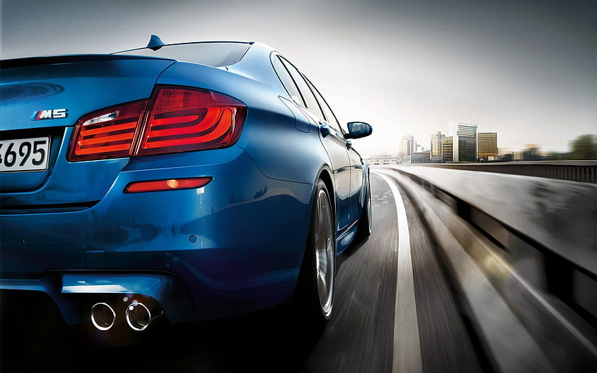 BMW M5、車、青い車、Bmw M5 V10 高画質の壁紙