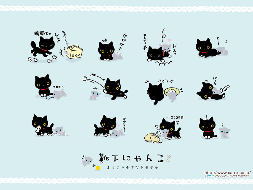 Kutsushita Nyanko San X. Cute , Cute Characters, Crazy Cats HD wallpaper