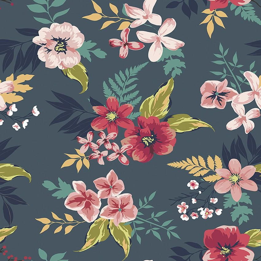 A bit Hawaiian. Removable , Flower , Tropical, Hawaiian Pattern HD phone wallpaper