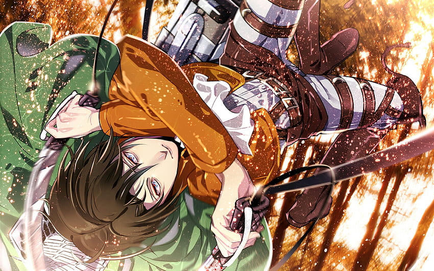 Ultra Attack On Titan and Background, Attack On Titan OLED HD wallpaper