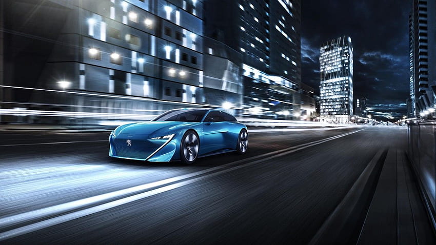 Peugeot Instinct, concept car, auto a guida autonoma Sfondo HD