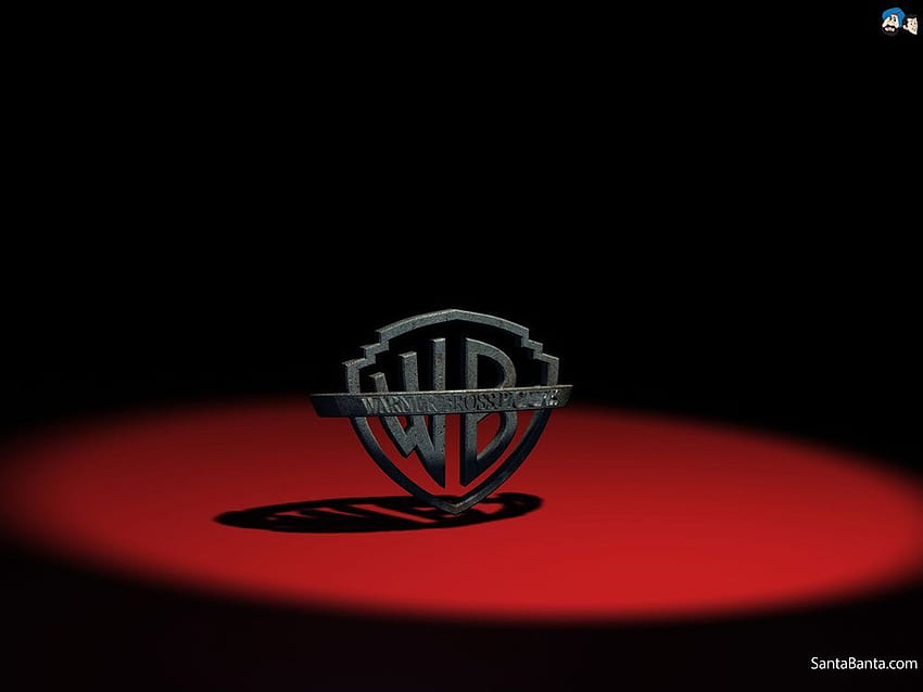 Rotes Warner Brothers-Logo, Warner Bros HD-Hintergrundbild